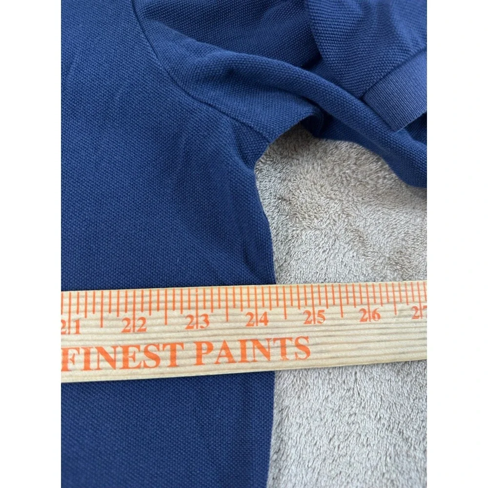 Vintage Polo Polo Golf Shirt Men Size XL Blue Short-Sleeve Crystal Down Logo S/S